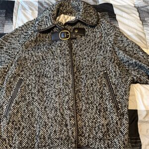 Coach Black and White Tweed Jacket